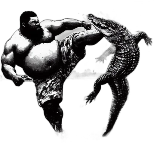 creature, animal, dragon, concept art, fantasy art, comic book art, pixel art, underwater transparent PNG cut-out