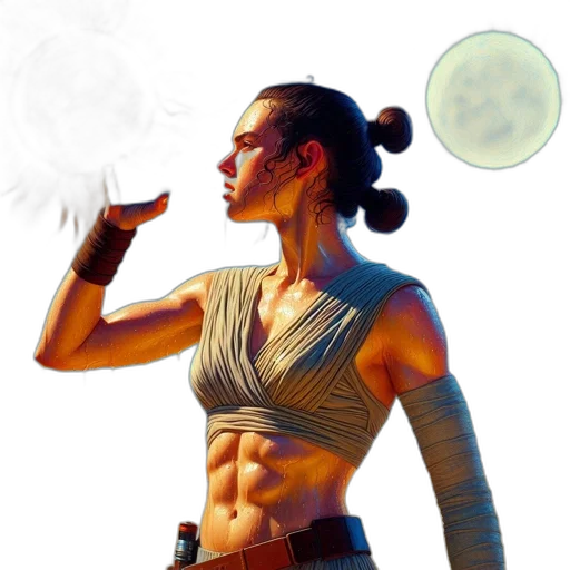 staff, concept art, photorealistic, fantasy art, comic book art, fire, desert, setting transparent PNG cut-out