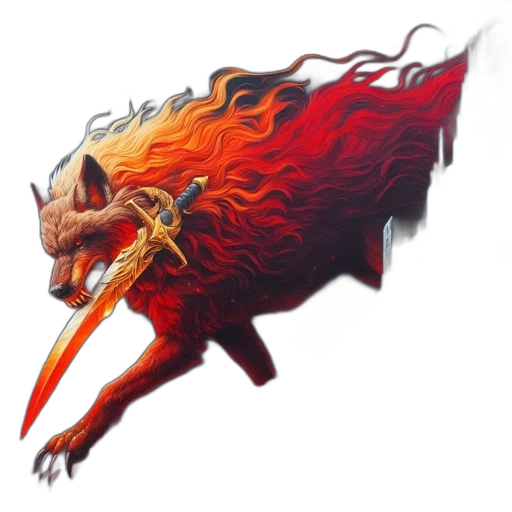 dragon, creature, animal, staff, concept art, fantasy art, pixel art, watercolor transparent PNG cut-out