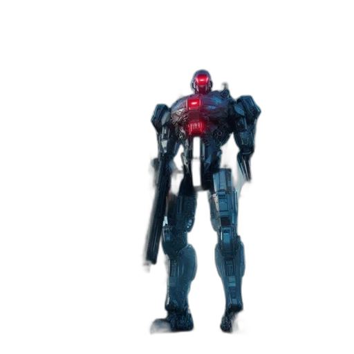 robot, weapon, creature, animal, concept art, 3d render, comic book art, pixel art transparent PNG cut-out