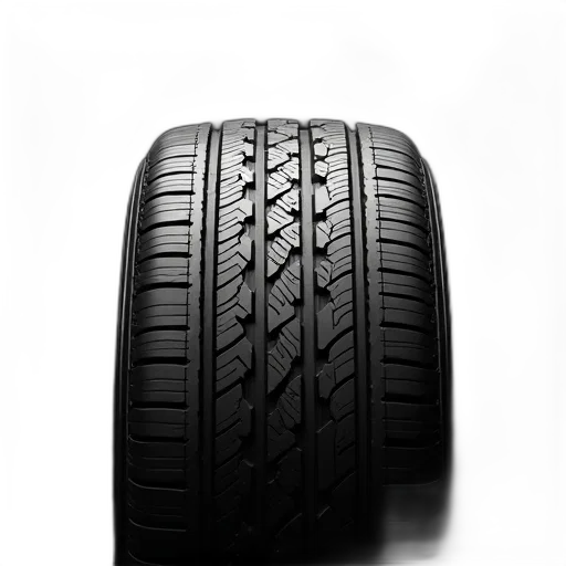 car, close-up, image, tire, detailed, tread, pattern, positioned transparent PNG cut-out