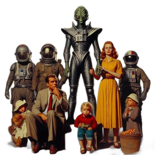 robot, mask, concept art, comic book art, outer space, underwater, city street, earth tones transparent PNG cut-out