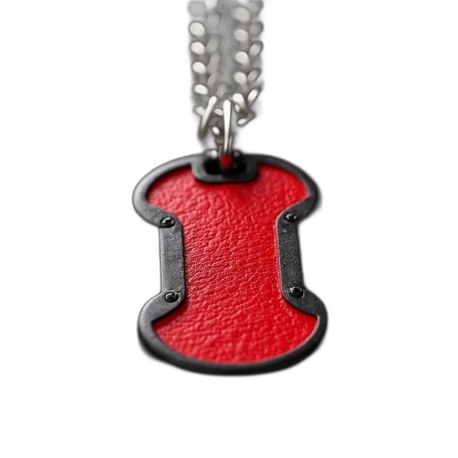 jewelry, staff, weapon, 3d render, red, black, striped, dog transparent PNG cut-out