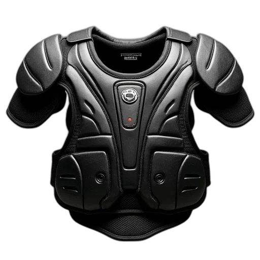 jacket, robot, 3d render, bauer, ultra, tack, shoulder, pad transparent PNG cut-out