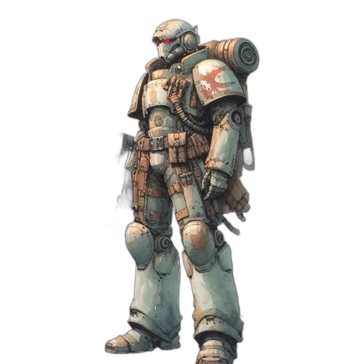 robot, weapon, creature, jacket, concept art, 3d render, pixel art, fantasy art transparent PNG cut-out
