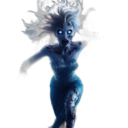 creature, dress, mask, robot, concept art, fantasy art, 3d render, comic book art transparent PNG cut-out