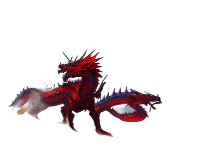 dragon, creature, animal, weapon transparent PNG cut-out