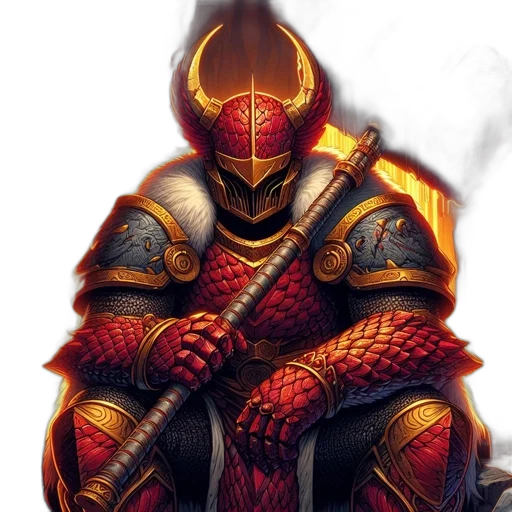 sword, dragon, mask, fantasy art, concept art, comic book art, pixel art, fire transparent PNG cut-out