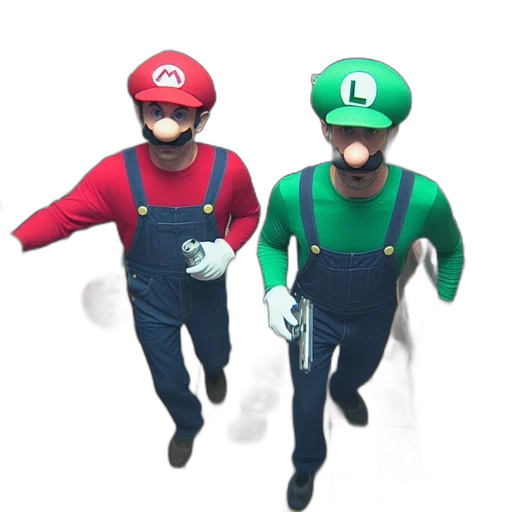 mask, hat, 3d render, concept art, pixel art, anime, green, two transparent PNG cut-out