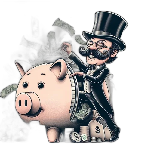 concept art, 3d render, cartoon, illustration, features, formally, dressed, man transparent PNG cut-out