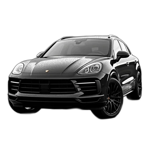 car, photorealistic, 3d render, concept art, cartoon, ultimate, porsche, cayen transparent PNG cut-out