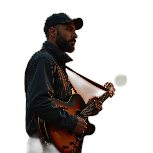 jacket, staff, hat, face, photorealistic, cartoon, watercolor, oil painting transparent PNG cut-out