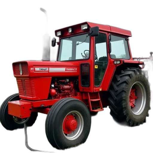 weapon, animal, photorealistic, red, tractor, word, tarup, written transparent PNG cut-out