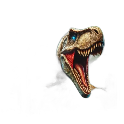 jewelry, dragon, creature, mask, 3d render, concept art, photorealistic, tyrannosaurus transparent PNG cut-out