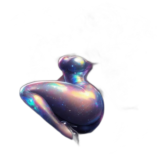 bottle, jewelry, crown, dress, 3d render, concept art, vaporwave, photorealistic transparent PNG cut-out