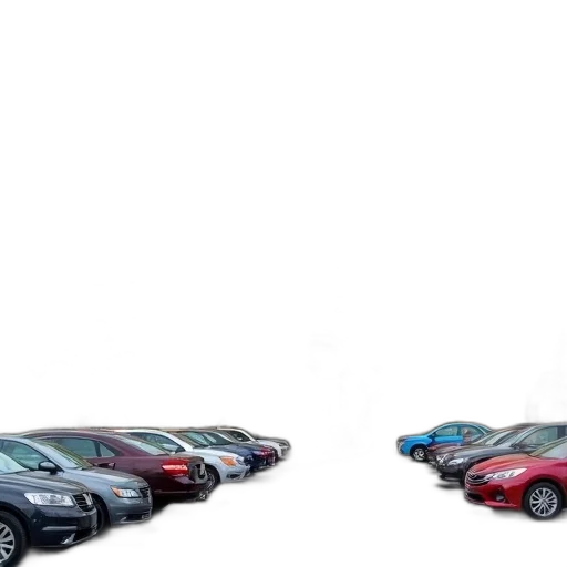 car, 3d render, colorful, dark, large, multi-story, hotel, beige transparent PNG cut-out