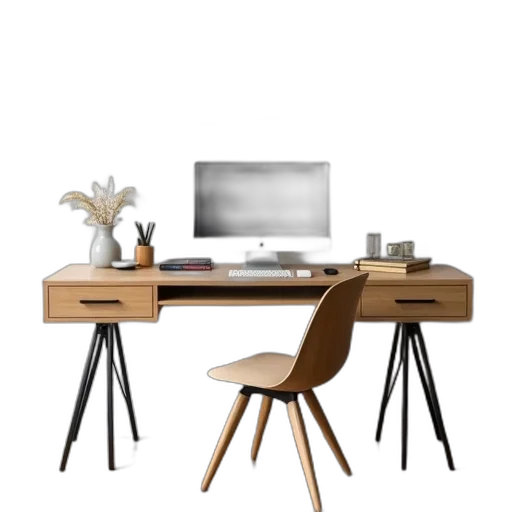 furniture, staff, 3d render, concept art, photorealistic, earth tones, monochrome, dark transparent PNG cut-out