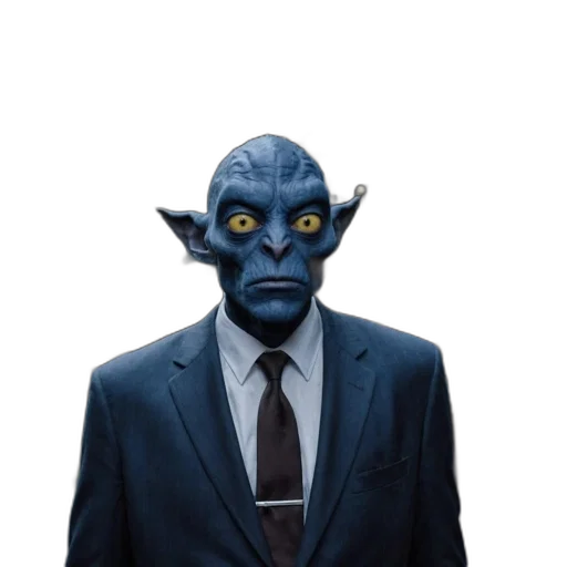 mask, staff, face, creature, concept art, 3d render, fantasy art, photorealistic transparent PNG cut-out