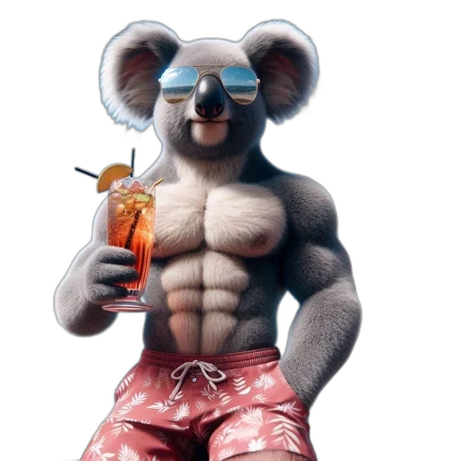 animal, creature, bottle, 3d render, concept art, photorealistic, cartoon, digitally transparent PNG cut-out