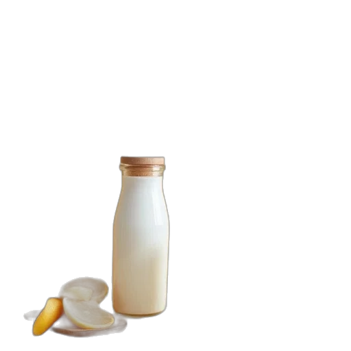 bottle, food, dress, 3d render transparent PNG cut-out