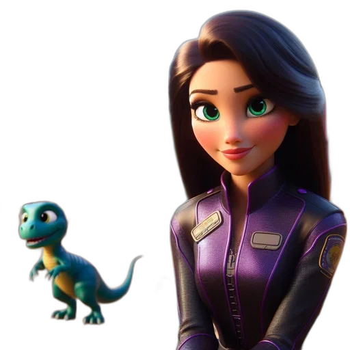 dragon, creature, 3d render, concept art, fantasy art, cartoon, outer space, animated transparent PNG cut-out
