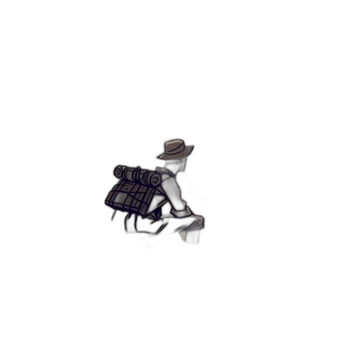 robot, furniture, hat, jacket, 3d render, pixel art, concept art, photorealistic transparent PNG cut-out