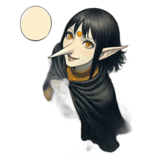 staff, mask, dragon, face, fantasy art, concept art, watercolor, comic book art transparent PNG cut-out