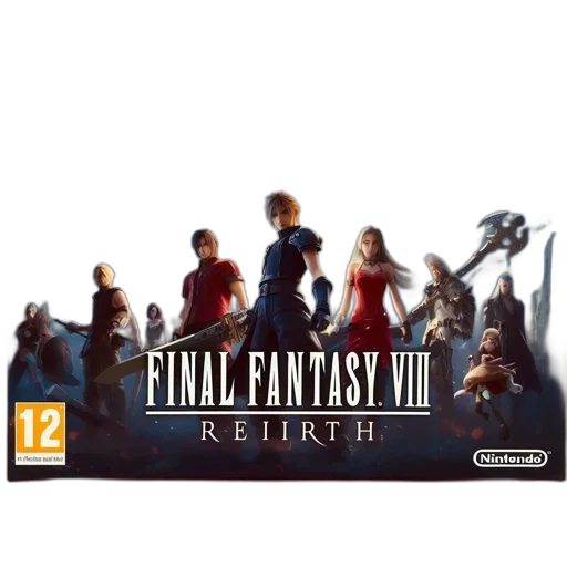 3d render, concept art, cover, art, final, fantasy, vii, reirth transparent PNG cut-out