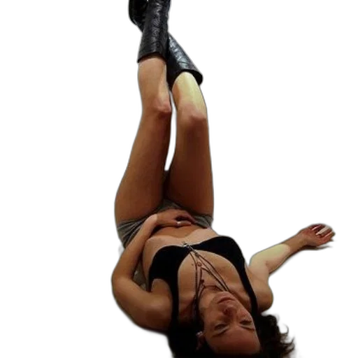 shoes, staff, jewelry, 3d render, woman, black, lingerie, boots transparent PNG cut-out