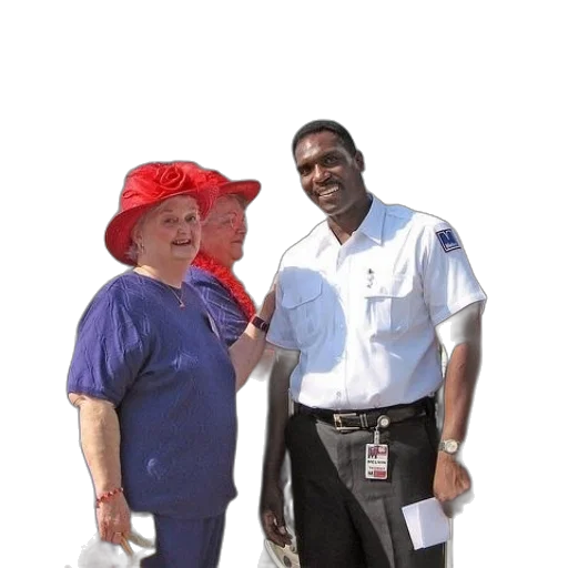staff, hat, umbrella, crown, man, white, shirt, stands transparent PNG cut-out