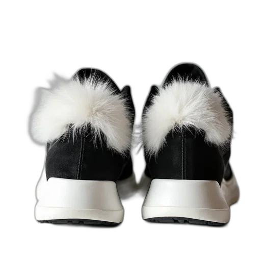 shoes, hat, jacket, 3d render, photorealistic, monochrome, pair, black transparent PNG cut-out