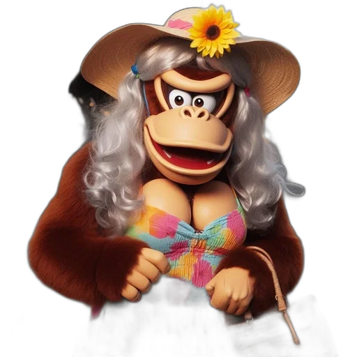 animal, hat, staff, crown, 3d render, concept art, photorealistic, woman transparent PNG cut-out