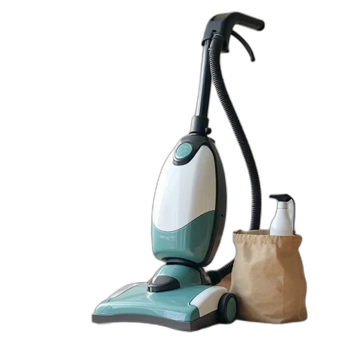 robot, staff, 3d render, carpet, cleaner, machine, bag, washer transparent PNG cut-out
