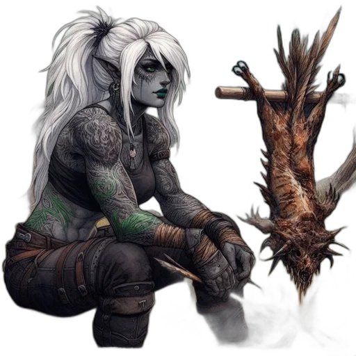 dragon, creature, staff, weapon, fantasy art, concept art, comic book art, pixel art transparent PNG cut-out