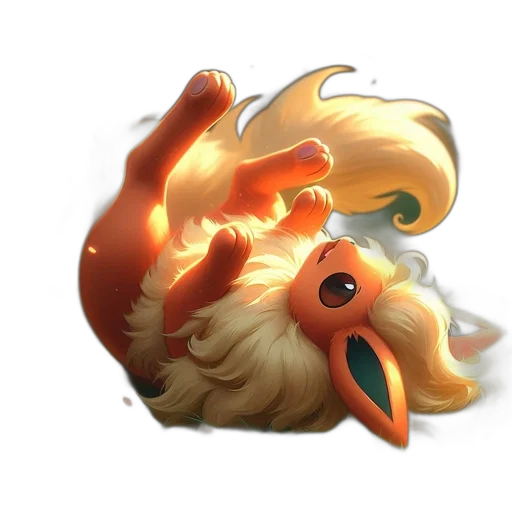 dragon, creature, hair, animal, concept art, fantasy art, pixel art, 3d render transparent PNG cut-out