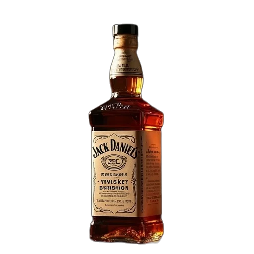 bottle, weapon, crown, jacket, 3d render, photorealistic, jack, daniels transparent PNG cut-out
