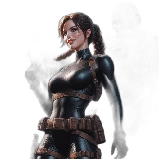 staff, dress, weapon, robot, concept art, fantasy art, comic book art, photorealistic transparent PNG cut-out