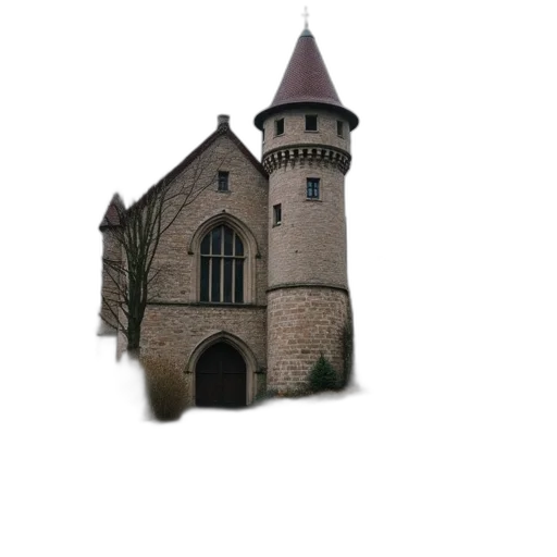 building, crown, staff, face, 3d render, photorealistic, concept art, pixel art transparent PNG cut-out