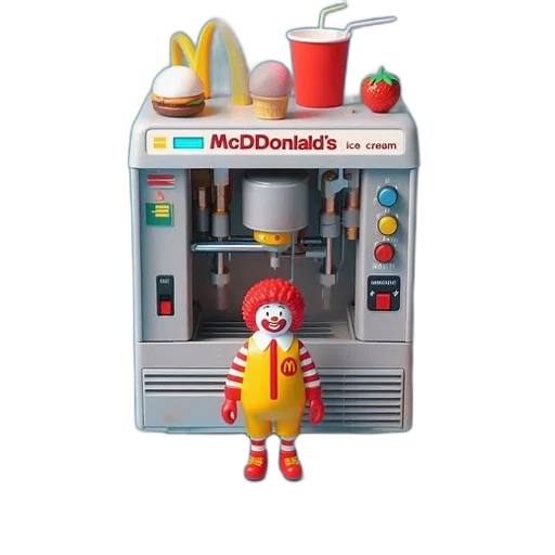 food, robot, 3d render, photorealistic, concept art, toy, machine, labeled transparent PNG cut-out