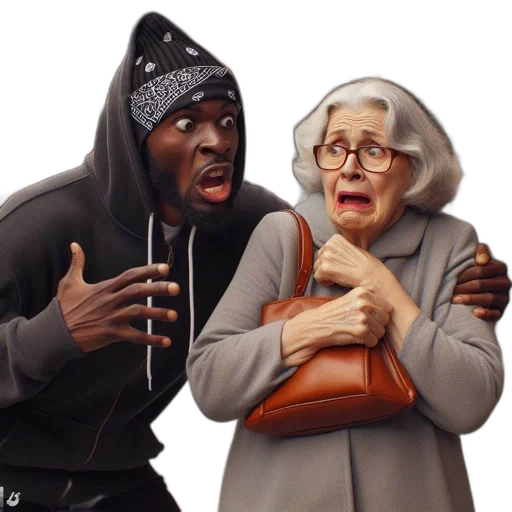 two, people, one, young, man, black, hoodie, another transparent PNG cut-out
