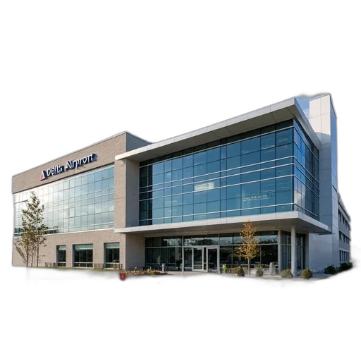 building, exterior, new, delta, airport, headquarters, greenville, tenn transparent PNG cut-out