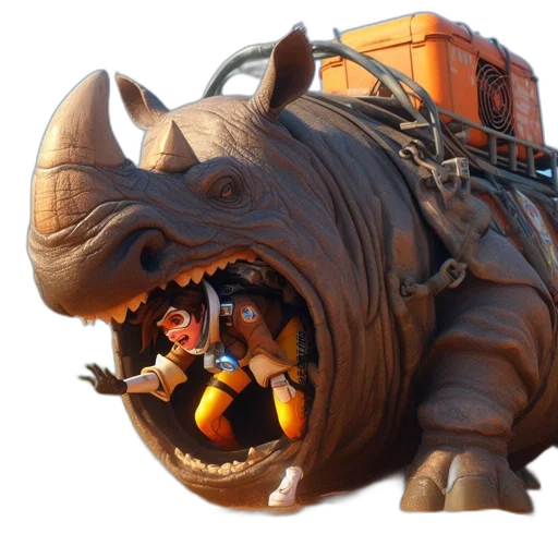 dragon, animal, creature, car, concept art, 3d render, photorealistic, massive transparent PNG cut-out
