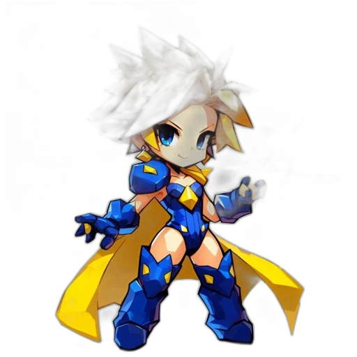 weapon, robot, pixel art, concept art, fantasy art, 3d render, animated, figure transparent PNG cut-out