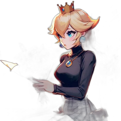 crown, staff, dress, mask, concept art, pixel art, watercolor, fantasy art transparent PNG cut-out