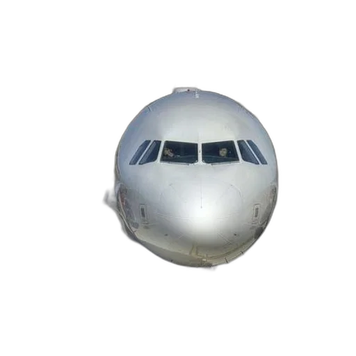 face, mask, hat, 3d render, photorealistic, silver, airplane, parked transparent PNG cut-out