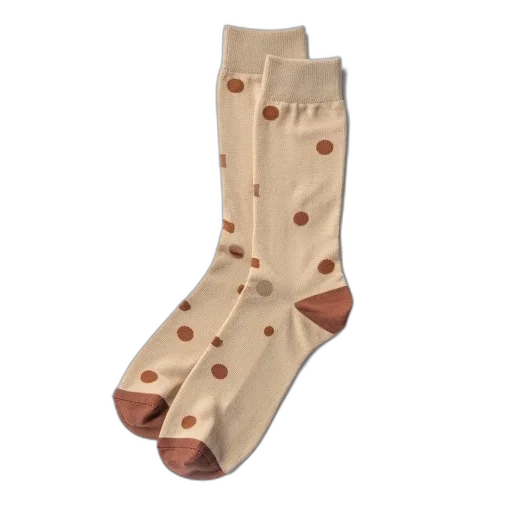 shoes, pair, beige, socks, pattern, concentric, circles, dots transparent PNG cut-out
