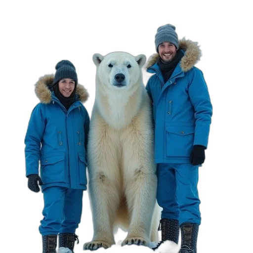 jacket, animal, staff, creature transparent PNG cut-out