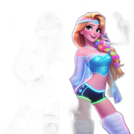 concept art, 3d render, fantasy art, pixel art, neon lights, neon, pastel, colorful transparent PNG cut-out