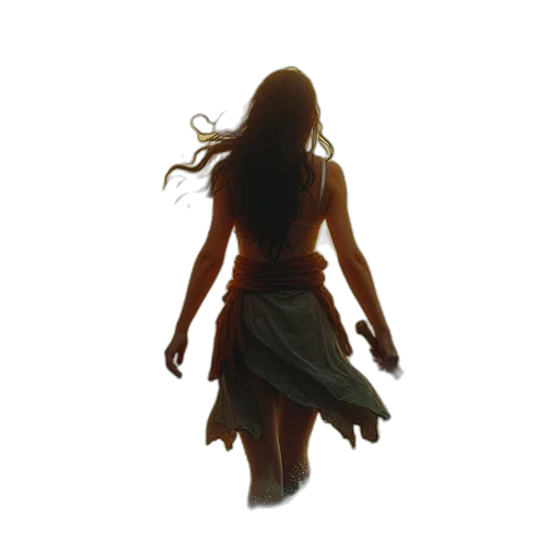 dress, hair, concept art, 3d render, photorealistic, fantasy art, underwater, cover transparent PNG cut-out
