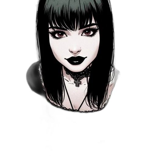 face, jewelry, mask, creature, comic book art, cartoon, fantasy art, concept art transparent PNG cut-out